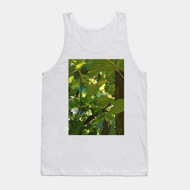 Grape Vine Tank Top by trishaclarkin